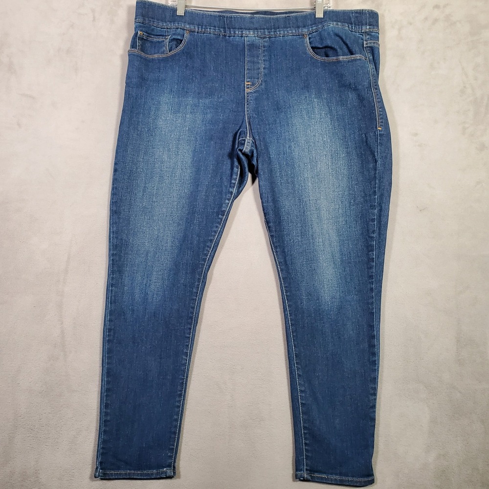 Levi's Jeans Womens 20 Blue Pull On Skinny Denim Stretch Casual Normcore Comfort